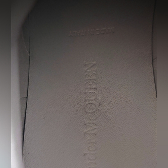 Oversized Leather Sneakers ALEXANDER MCQUEEN Sz 40 (appx. mens 7-7.5 =women's 9) - Picture 11 of 14